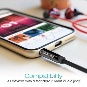 🆕 FosPower Stereo Audio Cable